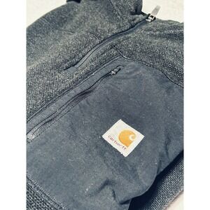 Carhartt  Midweight Men's Mock Neck 1/4 Zip Long Sleeve Cotton Blend Pullover